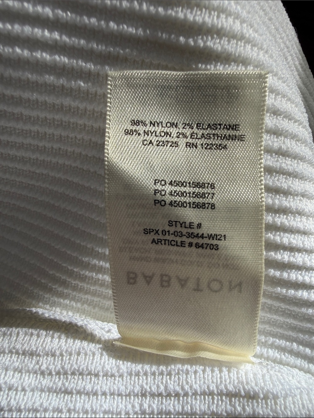 Aritzia Ribbed Strapless Tube Top - Picture 7 of 7